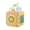DOLU: 2-in-1 Educational Cube & Puzzle - Turn-Twist-Spin Activity Play Toy, Unfolds Flat, Block Shapes-Colors-Dimensions Learning, Toddlers Kids 12mo+ view 1