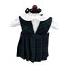 18 inch Doll Outfit-School Plaid Jumper Include Blouse and Hair Accessory/Add on Option: Sock and Shoe (Doll is not Included) (Pleated Skirt Only, Plaid 79) view 1