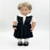 18 inch Doll Outfit-School Plaid Jumper Include Blouse and Hair Accessory/Add on Option: Sock and Shoe (Doll is not Included) (Pleated Skirt Only, Plaid 79) view 2