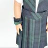 18 inch Doll Outfit-School Plaid Jumper Include Blouse and Hair Accessory/Add on Option: Sock and Shoe (Doll is not Included) (Pleated Skirt Only, Plaid 79) view 3