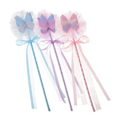 BESTonZON 3pcs Boy Girl Fairy Adorable Bowknot Design Princess Party Favors for Dress up Birthdays Special Occasions Enchanting Fairy Costume Props for Girls
