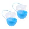 COLLBATH 2pc Festive Sky- Fillable Plastic Easter Eggs with Handle for Hunts Treats and Party Favors Celebrations and Skills Family Gatherings view 1