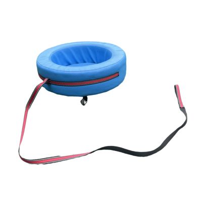 EHJRE Kids Hand Pulled Cart with Wheels, Versatile Children Tire Cart Toy for Indoor Outdoor Playground Birthday Group Activities, Blue