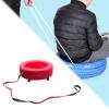 EHJRE Kids Hand Pulled Cart with Wheels, Versatile Children Tire Cart Toy for Indoor Outdoor Playground Birthday Group Activities, Red view 3