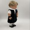 18 inch Doll Outfit-School Plaid Jumper Include Blouse and Hair Accessory/Add on Option: Sock and Shoe (Doll is not Included) (Pleated Skirt,Sock,ShinyBlack Shoe, Plaid 79) view 4