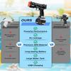 2025 Upgraded Electric Water Gun with LED Light Effects,Transparent Automatic Squirt Guns High Powered IP67 Waterproof,Up to 26FT Longer Range Water Pistol with USB Charging(Black+Blue) view 2