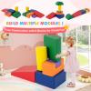 GLACER 6-Piece Foam Adventure Kit, Soft Climbing Blocks w/Waterproof Covers, Toddler Play Gym for Active Learning & Creative Play (Ages 1-3) (Mixed Color) view 3