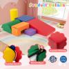GLACER 6-Piece Foam Adventure Kit, Soft Climbing Blocks w/Waterproof Covers, Toddler Play Gym for Active Learning & Creative Play (Ages 1-3) (Mixed Color) view 4