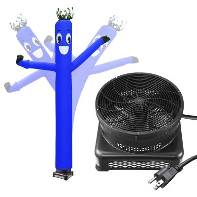 Air Dancers Inflatable Tube Man, 20ft with 1 Blower Complete Set Inflatable Tube Man, Outdoor Wind Flying Dancing Puppet, for Business Events & Parties (Blue)