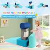 GLACER 6-Piece Foam Adventure Kit, Soft Climbing Blocks w/Waterproof Covers, Toddler Play Gym for Active Learning & Creative Play (Ages 1-3) (Navy Blue) view 3