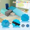 GLACER 6-Piece Foam Adventure Kit, Soft Climbing Blocks w/Waterproof Covers, Toddler Play Gym for Active Learning & Creative Play (Ages 1-3) (Navy Blue) view 4