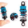 4Pcs JGGZONE 1:10 50mm RC Oil Filled Shock Absorbers Assembled Kit Compatible with Tamiya TT-01 TT-02 M03 M04 M05 M06 1:10 On Road Car Upgrades Replace Parts (Blue, 50MM) view 2