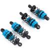 4Pcs JGGZONE 1:10 50mm RC Oil Filled Shock Absorbers Assembled Kit Compatible with Tamiya TT-01 TT-02 M03 M04 M05 M06 1:10 On Road Car Upgrades Replace Parts (Blue, 50MM) view 4