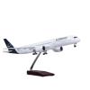 Diecast Aircraft Model 1/142 Scale for Airplane Airbus A350 Lufthansa Model W LED Light & Wheel Diecast Resin Hobby Display Plane Model for Aviation Enthusiasts(with Light) view 1