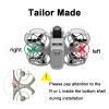 ZWLLKJGS Dji Neo Bottom Shell Replacement Neo Propeller Blade Guard Bottom Cover For Dji Neo Body Shell Repair Parts Drone Body Kit Gray(Left or Right) (Right Bottom Shell) view 4
