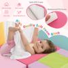 GLACER 6-Piece Foam Adventure Kit, Soft Climbing Blocks w/Waterproof Covers, Toddler Play Gym for Active Learning & Creative Play (Ages 1-3) (Rose) view 2