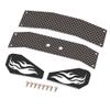 XinGeeek RC Double Rear Wing Carbon Fiber Aluminum Tail Wing for Losi 1/16 Mini Buggy Off Road RC Car Upgrades (Black) view 2