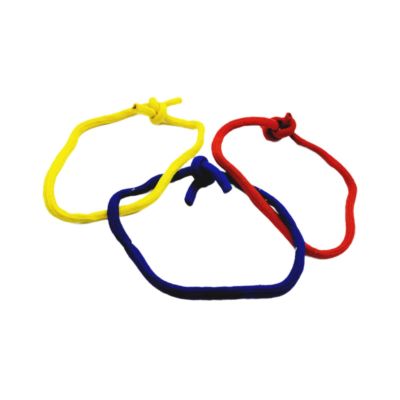 pistro Linking Rope Loops Magician Tricks Props Tie Untie Knots Professional Three Ropes Illusion Gimmick Props for Show Party Stage
