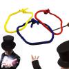 pistro Linking Rope Loops Magician Tricks Props Tie Untie Knots Professional Three Ropes Illusion Gimmick Props for Show Party Stage view 3