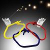 pistro Linking Rope Loops Magician Tricks Props Tie Untie Knots Professional Three Ropes Illusion Gimmick Props for Show Party Stage view 4