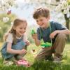 2 Set Bug Catcher for Kids- Educational Bug Catching Kit Including Butterfly Net, Insect Clip, Tweezer, Outdoor Toys for Kids Ages 3-10 (Pink & Green) view 2