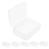 Alasum 6pcs Stackable Card Organizer Box Small Plastic Storage Containers Lids for Business Cards Trading Party view 1