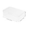 Alasum 6pcs Stackable Card Organizer Box Small Plastic Storage Containers Lids for Business Cards Trading Party view 2