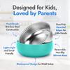 Bolivo Stainless Steel Bowls with Removable Soft Silicone Sleeves | BPA-Free, Non-Toxic, Non-Slip, Stay-Put | Perfect for Kids, Toddlers & Babies | Ideal for Cereal, Snacks & Meals | 4 Pack view 4