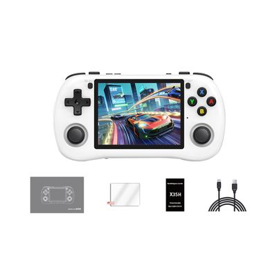 ConsoleXpress X35H Retro Handheld Gaming Console, 3.5-Inch 640*480 IPS Screen RK3566 CPU Linux System Portable Rechargeable Arcade Video Game Consoles