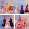 3 Packs Impossible Cone,Spiral Cone Fidget Toy Impossible Pyramid Passthrough Toy,3D Printed Spiral Cone Fidget Toy,Mini Vortex Thread Illusion Desktop Deco Souvenir Gift for Anxiety Relaxing view 4
