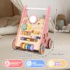 BAUTIA Wooden Baby Walker, Push Walker for Baby Girl 10-12 Months, Montessori Walker Push Toy for Toddlers Learning to Walk view 4