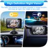 Baby Car Mirror - Baby Car Camera 4.3 inch HD 1080P - Rear Facing Car Baby Monitor with Night Vision - Adjustable View Angle, Easy Setup, Safety for Infants - Black view 3