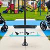 1Set Black Stroller Footrest Replacement Adjustable Extension Footboard Strollers and Accessories for Babies Pushchair Seat Liners, Baby Stroller Connectors Accessories (37cm) view 2