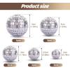 10PCS Disco Ball Cake Toppers Happy Birthday Cake Topper Set 1970s Disco Ball Cake Picks for Cupcakes & Cakes Fun 70s Disco Party Decorations & Retro Party Supplies view 2