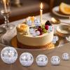 10PCS Disco Ball Cake Toppers Happy Birthday Cake Topper Set 1970s Disco Ball Cake Picks for Cupcakes & Cakes Fun 70s Disco Party Decorations & Retro Party Supplies view 4