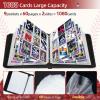 1080 Pockets Baseball Card Binder 9 Pocket, Trading Card Binder With 60 Removable Sleeves, Baseball Card Holder Sports Card Collection Binder Top Loader Binder For MTG, TCG, Game Gifts For Boys view 2