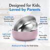 Bolivo Stainless Steel Bowls with Removable Soft Silicone Sleeves | BPA-Free, Non-Toxic, Non-Slip, Stay-Put | Perfect for Kids, Toddlers & Babies | Ideal for Cereal, Snacks & Meals | 4 Pack view 4