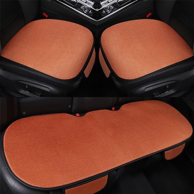 KJTYSDM Car Seat Cushion for Ridgeline 2006-2024, 5 Seats Four Seasons Comfortable Breathable Non-Slip Car Seat Cushion, Front and Rear Car Seat Pads,E Brown