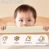 Wall Padded Panels Self-Adhesive, 3D Anti Collision Wall Padding Peel and Stick Headboard Padded Panels for Bedroom Tatami Nursery Decorative Wall Cushion(Black,7.9" x 78.7") view 2