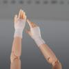 1/12 Scale Female Clothes Gloves Decoration for 6 inches Action Figure Body Doll, Female Action Figure Wrist Wraps Clothing 1/12 Girl Wrist Gloves Costume Accessory (White, Short Gloves) view 1