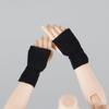 1/12 Scale Female Clothes Gloves Decoration for 6 inches Action Figure Body Doll, Female Action Figure Wrist Wraps Clothing 1/12 Girl Wrist Gloves Costume Accessory (Black, Short Gloves) view 1