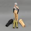1/12 Scale Female Clothes, Sweatpants & Vest Action Figure Clothing for 6-inches Action Figure, 1/12 Girl Doll Side Pocket Casual Pants Cargo Pants with Vest Set Costume Outfit (Khaki Pants) view 3