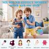 Mini Karaoke Machine with 2 Wireless Microphones for Kids, Portable Karaoke Machine for Kids, Toys for Girls Boys Gifts for Home Parties Birthday (Blue) view 4