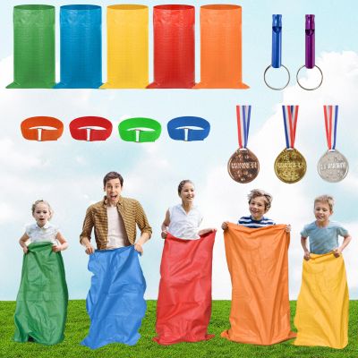 14 Pcs Potato Sack Race Bags, Carnival Outdoor Games Race Bags