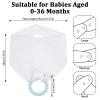 6-Pack Baby Drool Bibs + 6 Teething Set for Boys Girls - Soft Cotton Drooling & Teething Bibs for 0-24 Months Infants,100% Organic Cotton, Food-Grade Silicone view 2