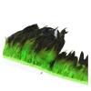 10 meter rooster feather border tape, cockscomb pheasant feather clothing, satin ribbon sewing decoration(Red wine) view 4