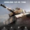 1:24 USA M1A2 Abrams RC Tank, Henglong 2.4Ghz Remote Control Tank for Adults Model Toy (Original Version) view 2
