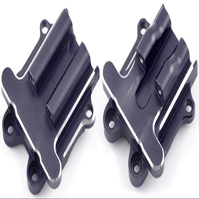 2Pcs Front Rear Diff Cover Set, High-Performance Aluminum Alloy Differential Cover Set (Replacement for ARA320749) for ARRMA 1/14 Typhon GROM, 1/16 Mojave, 1/18 Granite GROM & LOSI 1/12 NASCAR Models