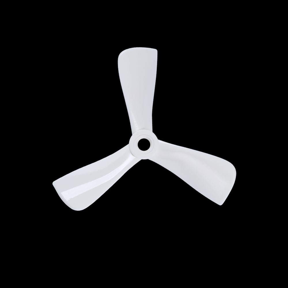 2021 20pcs/10pairs Nazgul Cine 3040 3inch tri-blade/3 blade propeller prop for FPV drone part - (Color: white)