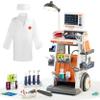 33pcs Doctor Set for Kids - Interactive Doctor Kit for Kids with Costume, LED Lights & Sounds, Role Play Kit to Diagnose and Heal, STEM Educational Gift for Ages 1-3 3-5 view 1